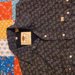 Cowboy collection button up men's shirt